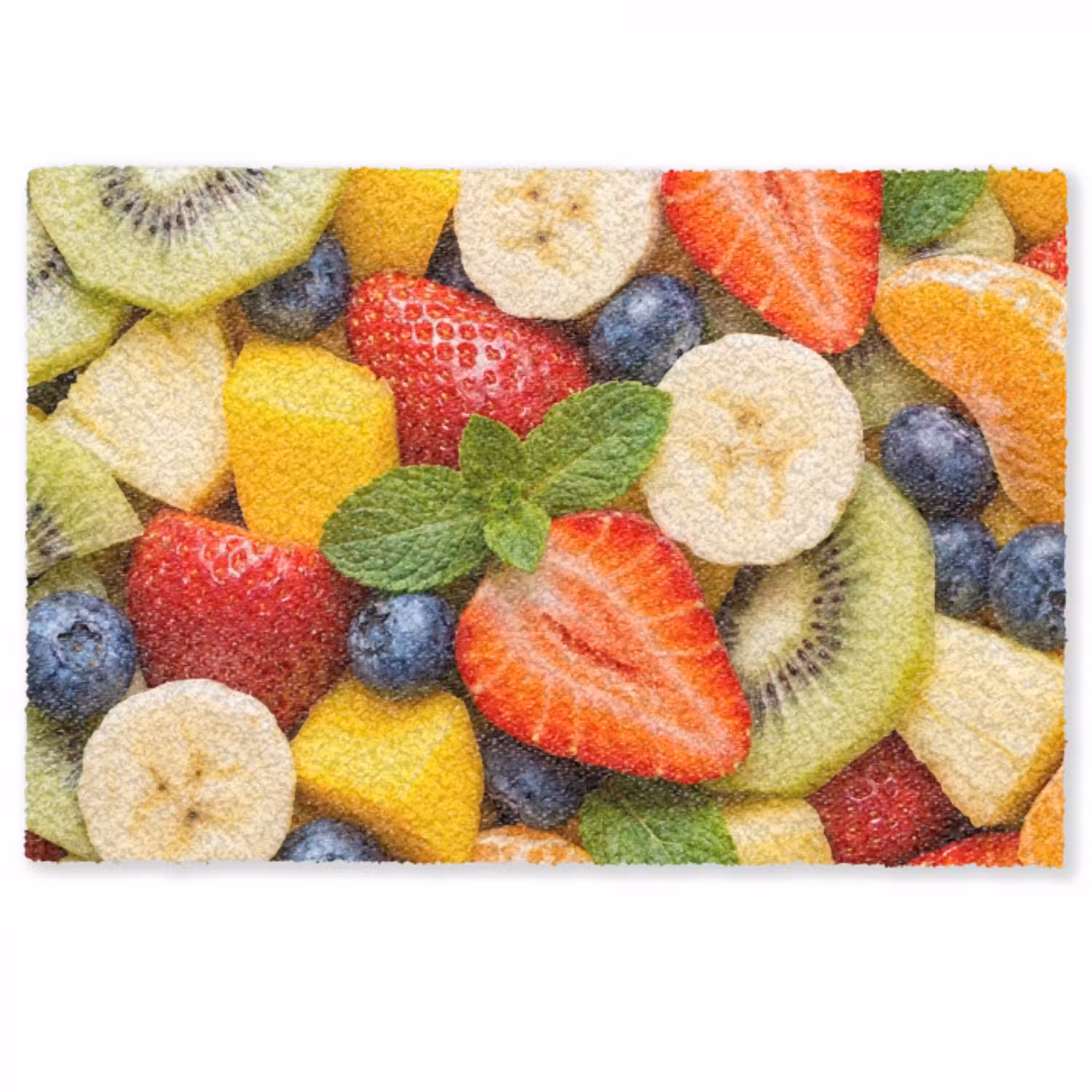 Fruit - Plakjes - Eten - Kleurrijk Deurmat klein -zkaufland3d