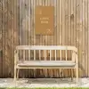 Carpe Diem met Vlinder Tuinposter op houten frame 2 cm dik klein -sfeer4