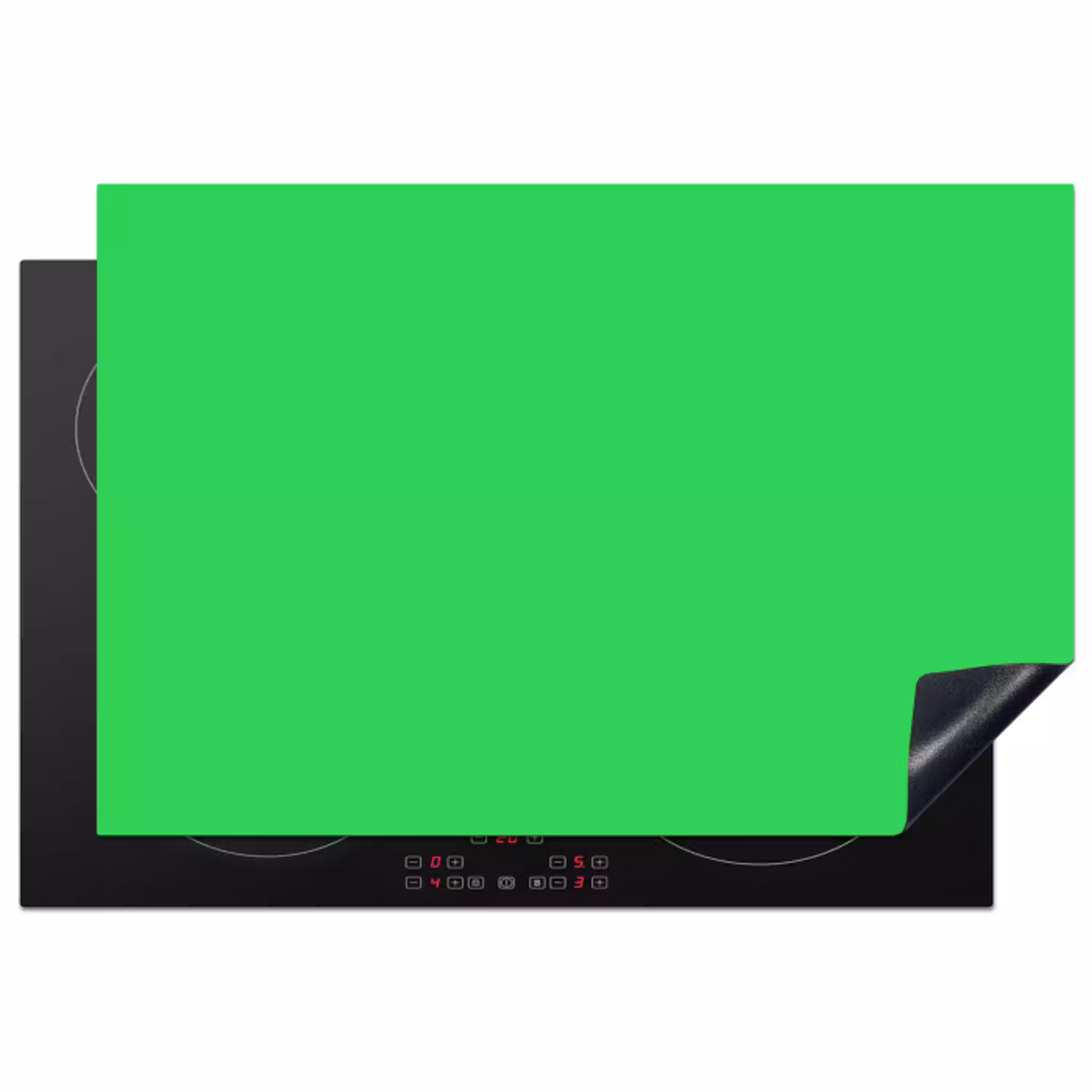 Mint - Green - Groen Inductie beschermer vinyl 3mm klein 276 -3d