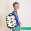 Dinosaurus - Tekening - Kinderen - Jongens - Kinderen Kinderrugzak - Blauw middel -sfeer3_UK