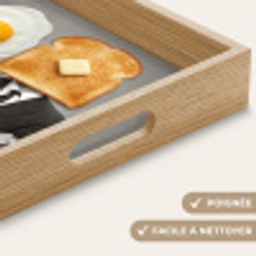 Ontbijt - Koppel - Ei - Brood Dienblad Rechthoek middel -USP_HandgreepFR