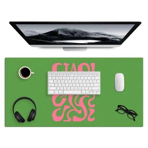 Abstract - Roze - Ciao - Vormen Muismat XXL klein -3d
