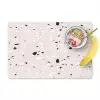 Terrazzo -  Patroon - Zacht - Zwart - Wit Placemat vinyl groot 368 -zzzproduct_Kitchenyeah-website