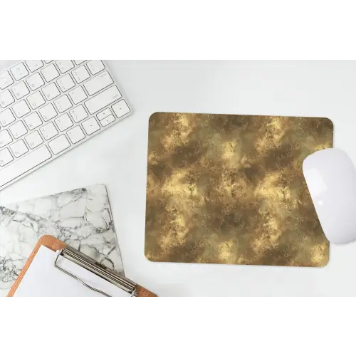 Antiek - Metaallook - Goud muismat rubber klein 262 -witbureau