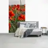 Bloemen - Klaprozen - Natuur - Rood fotobehang vinyl groot -slaapkamer