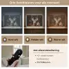 Hert - Dier - Bloemen - Natuur - Botanisch Light Box met batterij (Wandlamp) middel -USP_lichtkleurNL