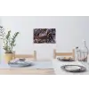 Marmer - Goud - Roze Muursticker klein -eettafel