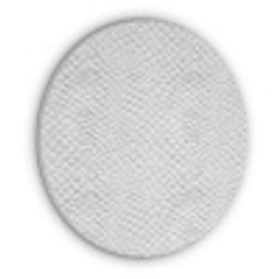 Slang - Patroon - Wit Akoestische PET Vilt - Rond klein 838 -3d