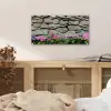 Hortensia’s - Stenen - Muur - Bloemen plexiglas 5mm klein -sfeer4