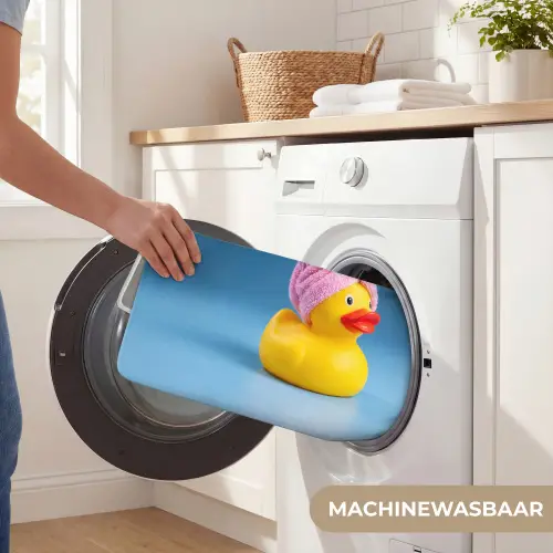 Badeend - Handdoek - Blauw Badmat klein -USP_WasbaarNL