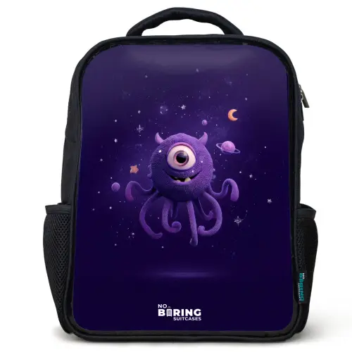 Kosmisch tentakelmonster Rugzak - Zwart middel -3d