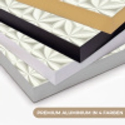 Abstract - Structuur - Grijs - Wit Textielframe zwart klein 947 -USP_kleurenDE