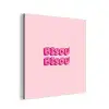 Bisou - Roze - Schaduw aluminium wit klein -3d