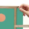 Retro - Jongen - Hond - Rood - Groen Light Box met batterij (Wandlamp) middel -USP_websiteprintNL