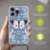 Vlinder - Bloemtakken - Lichtblauw Hoesje iPhone 16 Pro Max met koord klein -sfeer2_NL