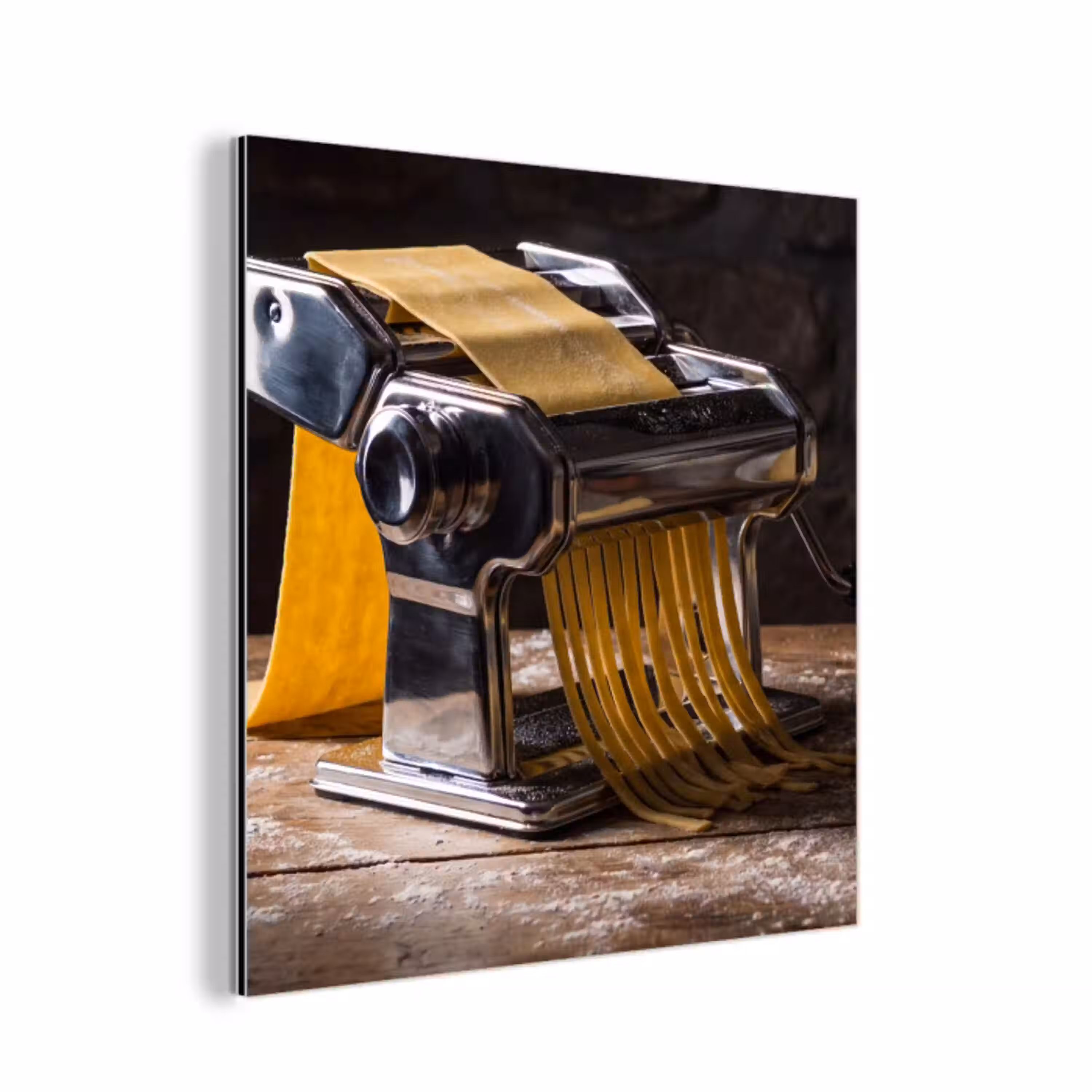 Pasta - Vers - Koken aluminium wit klein -3d
