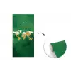 Wereldkaart - Groen - Goud fotobehang vinyl groot -3d