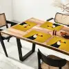 Toekan - Minimalistisch - Snavel - Oranje Placemat vinyl groot -zzsfeer4_Kitchenyeah-website