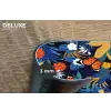 Zomer - Vlinder - Marineblauw - Blauw Placemat vinyl groot 368 -closeup
