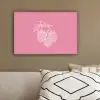 Frambozen - Steel - Getekend - Roze canvas 2cm klein -sfeer3