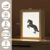 Zwart - Paard - Portret Light Box met kabel (Tafellamp) klein -USP_FR