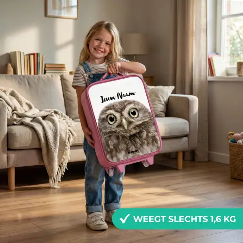 Ulke Uil Kinderkoffer - Roze klein -sfeer2_NL