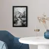 Hut - Grijs - Bergen - Mistig fotolijst zwart zonder passe partout klein -sfeer4