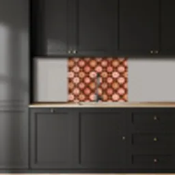 Geometrisch - Bloemen - Kleurrijk keuken achterwand 2 middel 865 -sfeer1