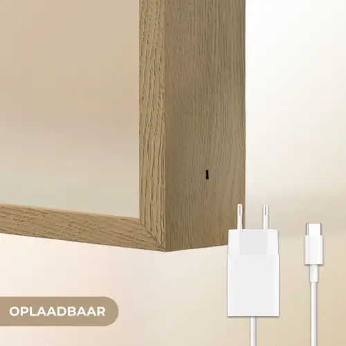 Baguette - Brood - Stokbrood - Beige Light Box met batterij (Wandlamp) middel -USP_websiteoplaadbaarNL