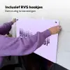 Mucho amor - Paars - Gelaagde letters Inductie beschemer met haakjes klein -ky-ophangen-nl