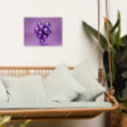 Druif - Disco - Glitter - Paars tuinposter los doek klein -sfeer7