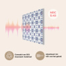 Modern - Patroon - Blauw - Roze PET vilt klein 837 -USP_NL