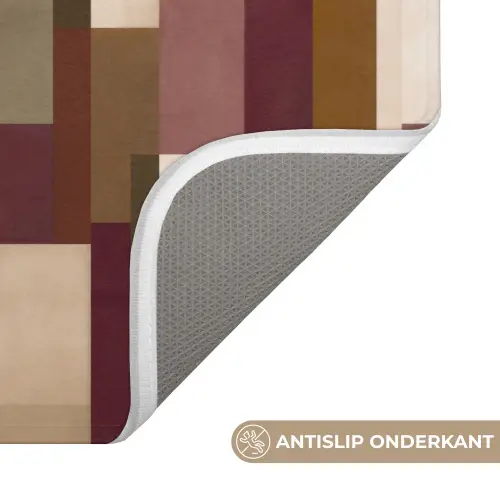 Modern - Geometrie - Kleurrijk WCmat klein 1009 -USP_AntislipNL