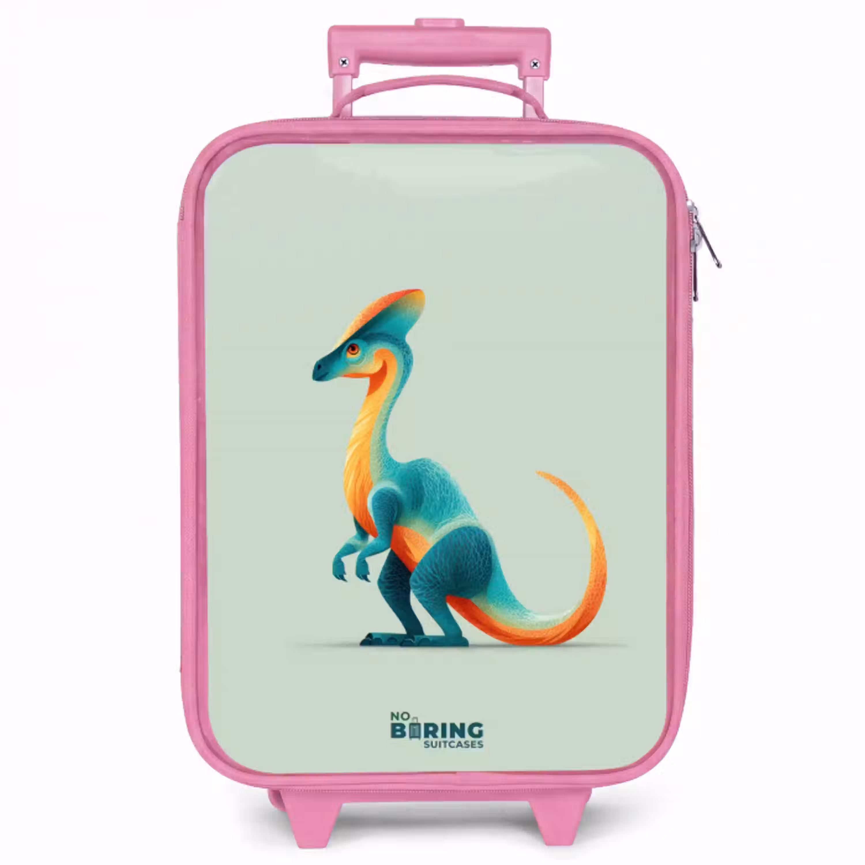 Elegante dino met kam Kinderkoffer - Roze klein -zzz_website3d