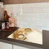 Granen - Hout - Kom - Beige Inductie beschermer vinyl 3mm middel -sfeer3