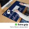 Fuck what they think - Blauw - Cursief Muismat XXL klein -sfeer3
