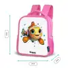 Clownvis met bellen op witte achtergrond Kinderrugzak - Roze middel -productfoto_formaten