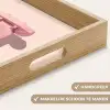 Draaischijftelefoon - Retro - Roze Dienblad Rechthoek middel -USP_HandgreepNL