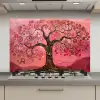Boom - Levensboom - Roze - Goud keuken achterwand spatscherm klein -3d_website