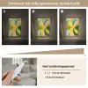 Abstract - Geel - Roze - Groen Light Box met kabel (Tafellamp) klein -USP_dimbaarNL