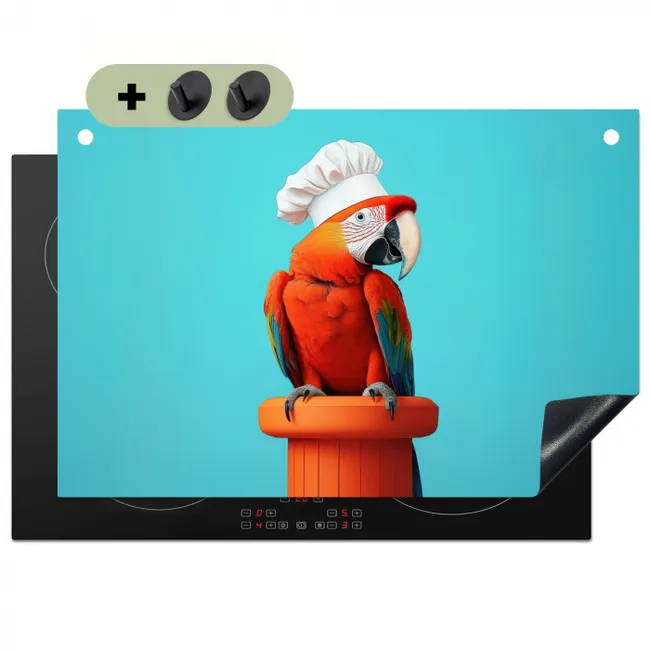 Ara - Koksmuts - Sokkel - Grappig Inductie beschemer met haakjes klein -3d