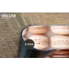 Macarons - Beige - Bruin Placemat vinyl groot -closeup