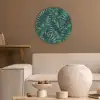 Bladeren - Jungle - Tropical Akoestische PET Vilt - Rond klein -sfeer1