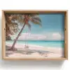 Palmboom - Schommel - Strand - Lucht Dienblad Rechthoek middel -z3d_shopping
