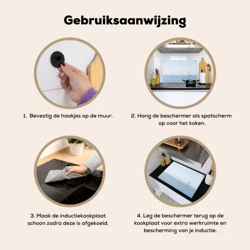 Horizon - Zeilboot - Zee Inductie beschemer met haakjes klein -ky-gebruik-nl