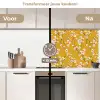 Bloesemtak - Aquarel - Geel keuken achterwand 2 middel 871 -voor-na2_NL