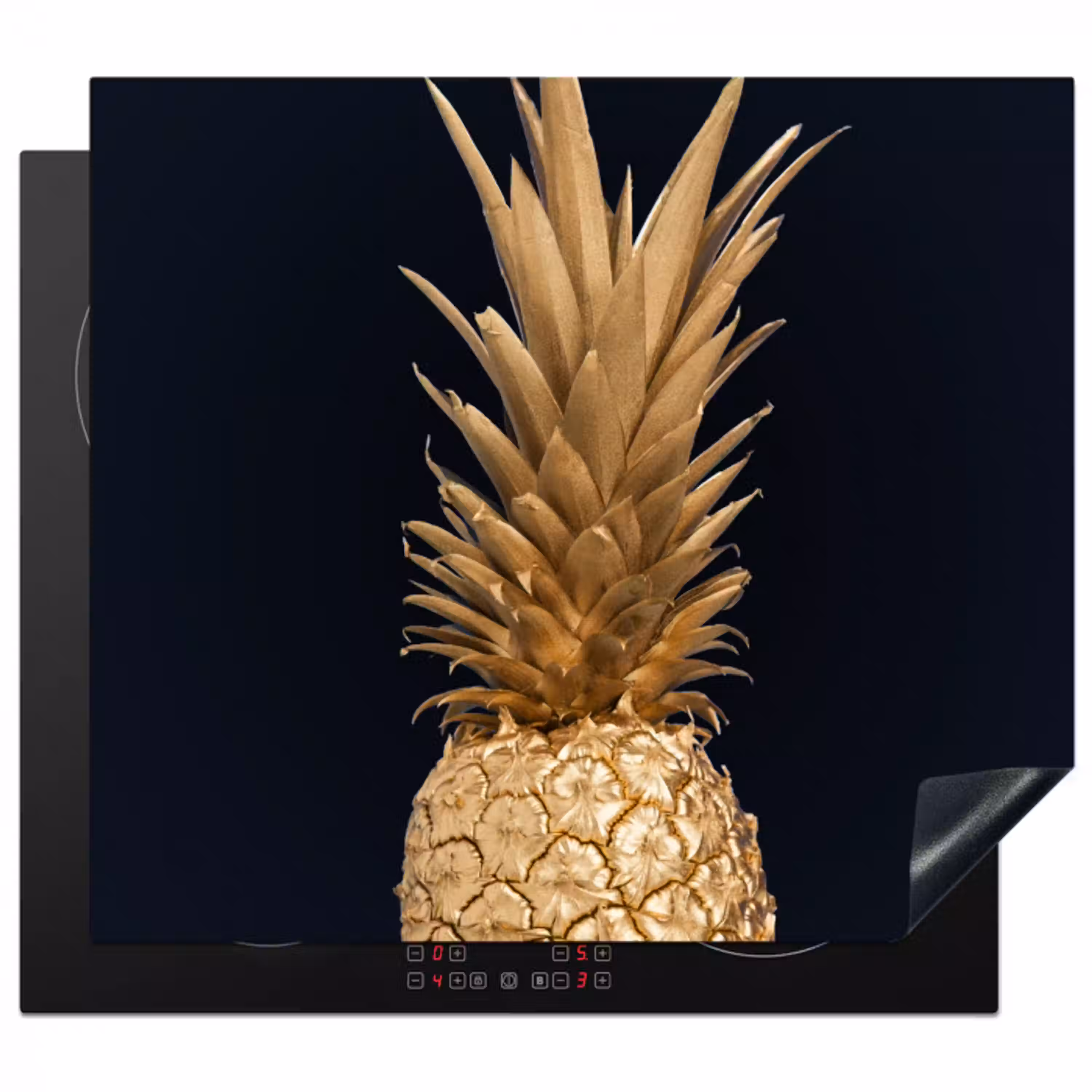 Gouden tropische vrucht Inductie beschermer vinyl 3mm middel -3d