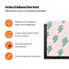 Patroon - Bliksem - Roze - Groen Inductie beschermer vinyl 3mm klein 276 -zzzzzzz-td-ups