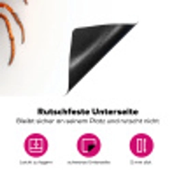 Kreeft - Zwart - Oranje - Wit - Uniek Inductie beschermer vinyl 3mm klein -zzzzzzz-lf-onderkant