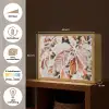 Bladeren - IJs - Winter - Natuur Light Box met batterij (Wandlamp) middel -USP_websiteoverzichtNL
